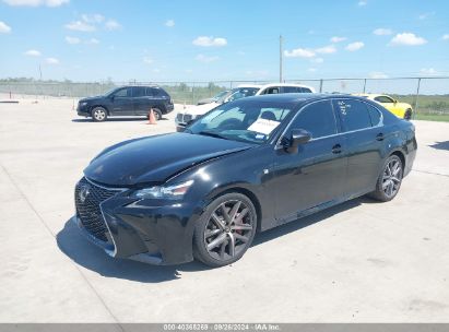 2016 LEXUS GS 350 F SPORT Black  Gasoline JTHBZ1BL9GA003459 photo #3