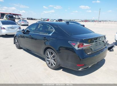 2016 LEXUS GS 350 F SPORT Black  Gasoline JTHBZ1BL9GA003459 photo #4