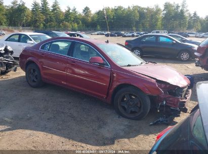 2008 SATURN AURA XE Maroon  Gasoline 1G8ZS57B68F240839 photo #1