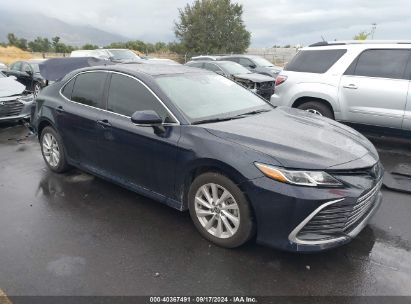 2021 TOYOTA CAMRY LE AWD Blue  Gasoline 4T1C11BK7MU033893 photo #1