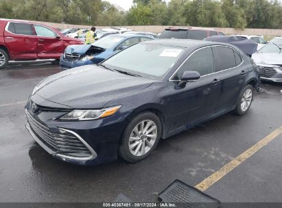 2021 TOYOTA CAMRY LE AWD Blue  Gasoline 4T1C11BK7MU033893 photo #3