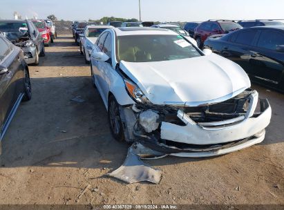 2014 HYUNDAI SONATA LIMITED White  Gasoline 5NPEC4AC7EH887636 photo #1