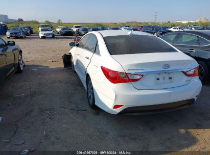 2014 HYUNDAI SONATA LIMITED White  Gasoline 5NPEC4AC7EH887636 photo #4