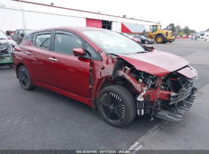 2023 NISSAN LEAF SV PLUS 60 KWH Red  Electric 1N4CZ1CV3PC552901 photo #1