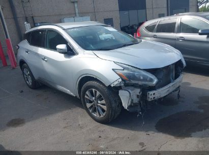 2018 NISSAN MURANO SV Silver  Gasoline 5N1AZ2MH2JN104981 photo #1