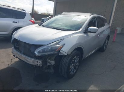 2018 NISSAN MURANO SV Silver  Gasoline 5N1AZ2MH2JN104981 photo #3