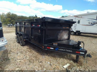 2024 LOAD TRAIL 16' DUMP TRAILER Black  Other 4ZEDT1620R3317078 photo #1