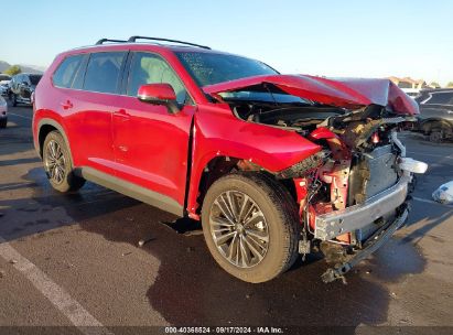 2024 TOYOTA GRAND HIGHLANDER HYBRID PLATINUM MAX Red  Hybrid 5TDADAB50RS004695 photo #1