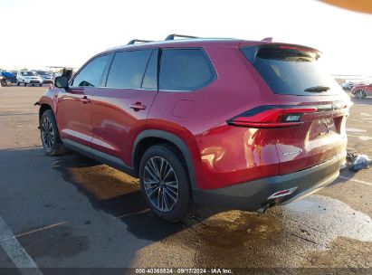 2024 TOYOTA GRAND HIGHLANDER HYBRID PLATINUM MAX Red  Hybrid 5TDADAB50RS004695 photo #4