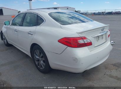 2013 INFINITI M37X White  Gasoline JN1BY1AR4DM603703 photo #4