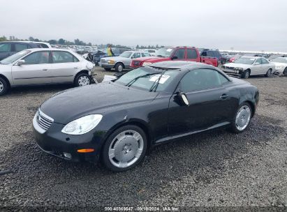 2002 LEXUS SC 430 Black  Gasoline JTHFN48Y620026875 photo #3