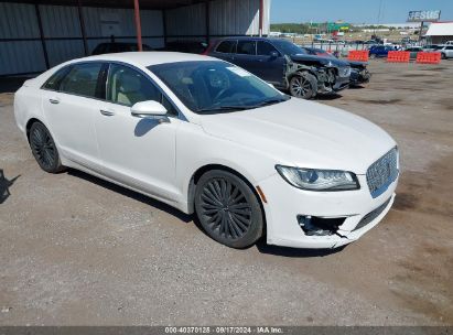 2017 LINCOLN MKZ RESERVE White  Gasoline 3LN6L5E99HR646067 photo #1