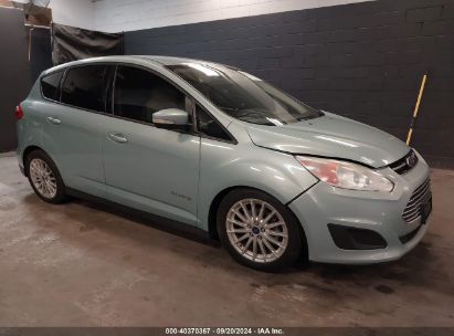 2013 FORD C-MAX HYBRID SE Teal  Hybrid 1FADP5AU0DL538137 photo #1