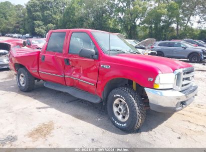 1999 FORD F-350 LARIAT/XL/XLT Red  Diesel 1FTSW31FXXEA17834 photo #1