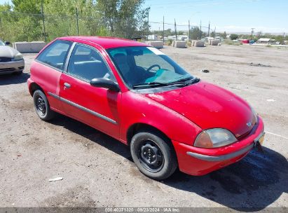 1997 GEO METRO LSI Red  Gasoline 2C1MR2298V6755178 photo #1