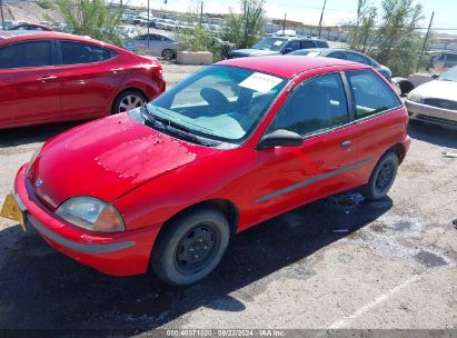 1997 GEO METRO LSI Red  Gasoline 2C1MR2298V6755178 photo #3