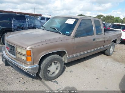 1997 GMC SIERRA 1500 SL WIDESIDE Gold  Gasoline 2GTEC19R8V1545248 photo #3