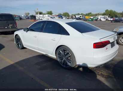 2016 AUDI S8 4.0T PLUS White  Gasoline WUAJ5AFD9GN901034 photo #4