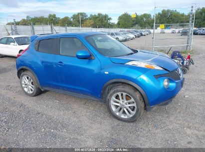 2012 NISSAN JUKE SV Blue  Gasoline JN8AF5MV6CT114226 photo #1