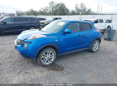 2012 NISSAN JUKE SV Blue  Gasoline JN8AF5MV6CT114226 photo #3