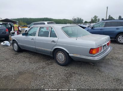 1986 MERCEDES-BENZ 560 SEL Silver  Gasoline WDBCA39D6GA239914 photo #4