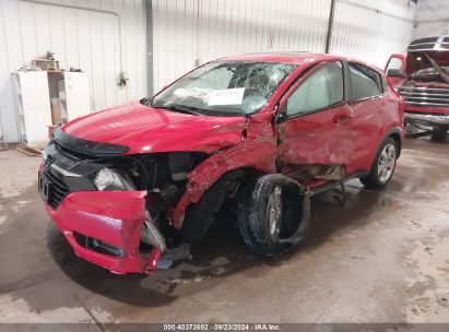 2016 HONDA HR-V EX Red  Gasoline 3CZRU6H51GM737305 photo #3