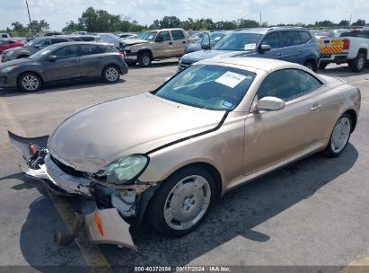 2005 LEXUS SC 430 Gold  Gasoline JTHFN48Y350063502 photo #3