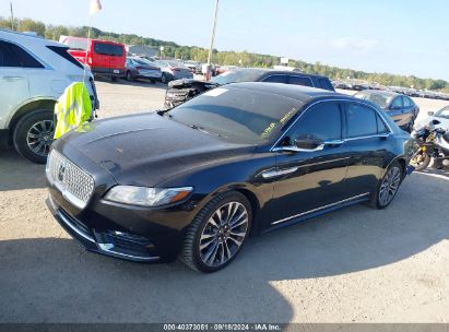 2017 LINCOLN CONTINENTAL SELECT Black  Gasoline 1LN6L9TKXH5610727 photo #3