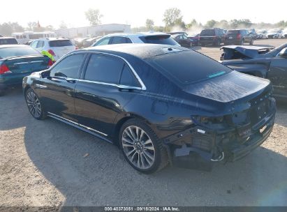 2017 LINCOLN CONTINENTAL SELECT Black  Gasoline 1LN6L9TKXH5610727 photo #4