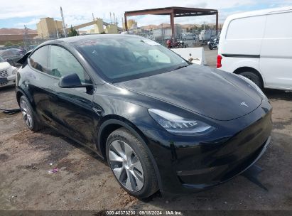 2022 TESLA MODEL Y LONG RANGE DUAL MOTOR ALL-WHEEL DRIVE Black  Electric 7SAYGDEEXNF444878 photo #1