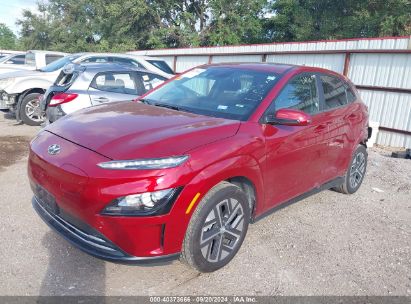 2023 HYUNDAI KONA ELECTRIC SEL Red  Electric KM8K33AG0PU193651 photo #3