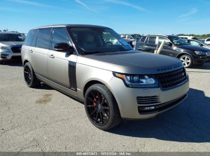 2014 LAND ROVER RANGE ROVER 5.0L V8 SUPERCHARGED Beige  Flexible Fuel SALGS3TF0EA156902 photo #1