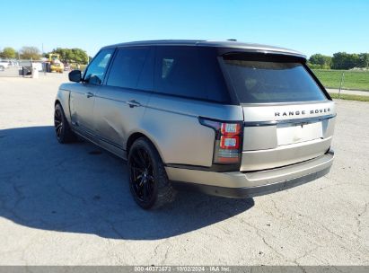 2014 LAND ROVER RANGE ROVER 5.0L V8 SUPERCHARGED Beige  Flexible Fuel SALGS3TF0EA156902 photo #4