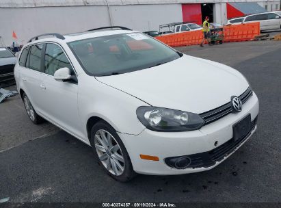 2012 VOLKSWAGEN JETTA SPORTWAGEN 2.0L TDI White  Diesel 3VWPL7AJ4CM668999 photo #1