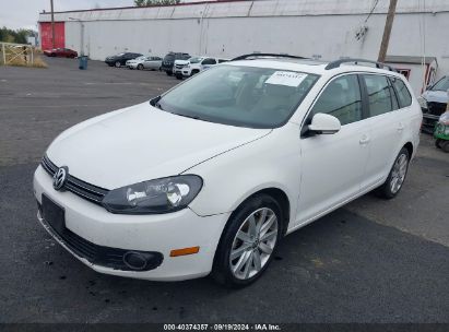 2012 VOLKSWAGEN JETTA SPORTWAGEN 2.0L TDI White  Diesel 3VWPL7AJ4CM668999 photo #3