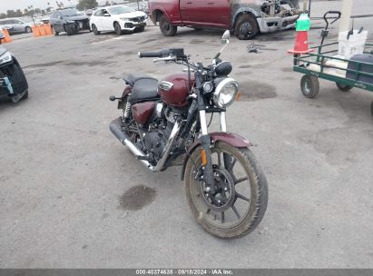 2022 ROYAL ENFIELD MOTORS METEOR 350 Burgundy  Gasoline ME3FDP203NV300851 photo #1