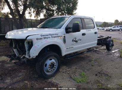 2019 FORD F-450 CHASSIS XL White  Diesel 1FD0W4HT7KEF04065 photo #3