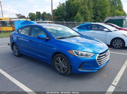 2017 HYUNDAI ELANTRA SE Blue  Gasoline 5NPD84LF0HH087110 photo #1