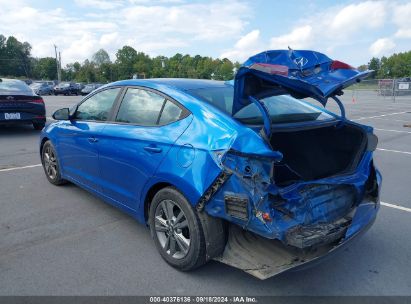 2017 HYUNDAI ELANTRA SE Blue  Gasoline 5NPD84LF0HH087110 photo #4