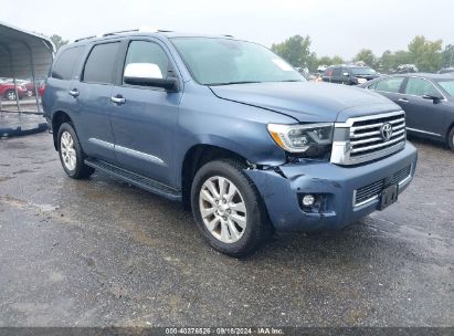 2021 TOYOTA SEQUOIA PLATINUM Blue  Gasoline 5TDGY5B14MS186686 photo #1