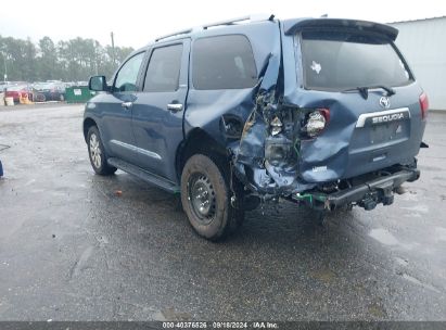 2021 TOYOTA SEQUOIA PLATINUM Blue  Gasoline 5TDGY5B14MS186686 photo #4