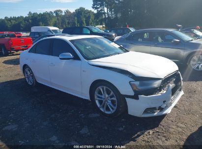 2014 AUDI S4 3.0T PREMIUM PLUS White  Gasoline WAUBGAFL8EA116718 photo #1