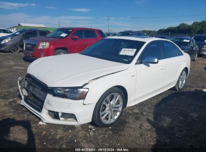 2014 AUDI S4 3.0T PREMIUM PLUS White  Gasoline WAUBGAFL8EA116718 photo #3