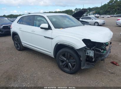 2021 VOLKSWAGEN ATLAS CROSS SPORT 3.6L V6 SE W/TECHNOLOGY R-LINE White  Gasoline 1V2RE2CA6MC207374 photo #1