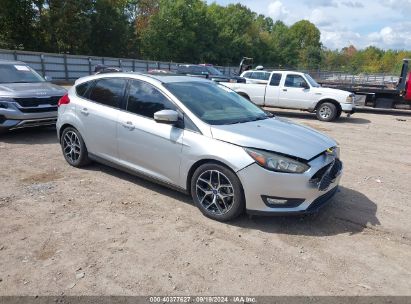 2017 FORD FOCUS SEL Silver  Gasoline 1FADP3M2XHL338046 photo #1