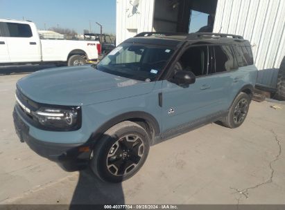 2022 FORD BRONCO SPORT OUTER BANKS Blue  Gasoline 3FMCR9C68NRD30060 photo #3