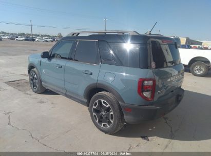 2022 FORD BRONCO SPORT OUTER BANKS Blue  Gasoline 3FMCR9C68NRD30060 photo #4