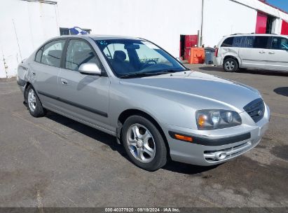 2005 HYUNDAI ELANTRA GLS/GT Silver  Gasoline KMHDN46D25U005216 photo #1