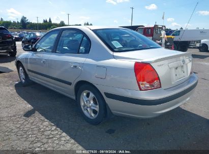 2005 HYUNDAI ELANTRA GLS/GT Silver  Gasoline KMHDN46D25U005216 photo #4