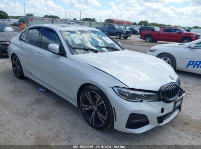 2021 BMW 330I White  Gasoline WBA5R1C04MFL60689 photo #1